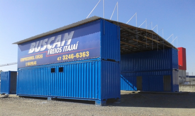 Galp&otilde;es, Lojas e Empresas em Container