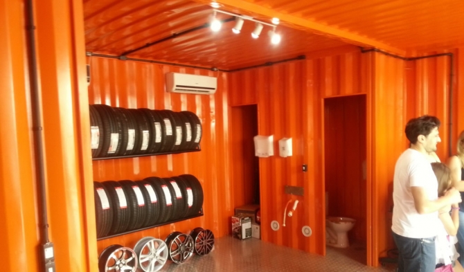 Loja Container Ventus Pneus Joinville